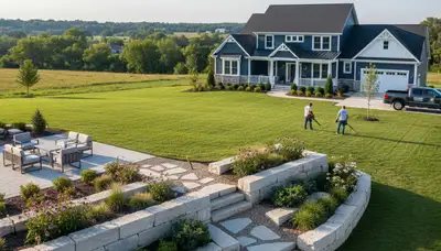 Landscaping services in Peoria, IL for residential lawn care and yard maintenance