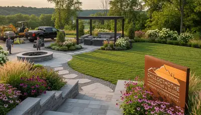 Landscape service in Peoria, IL for lawn care and yard maintenance
