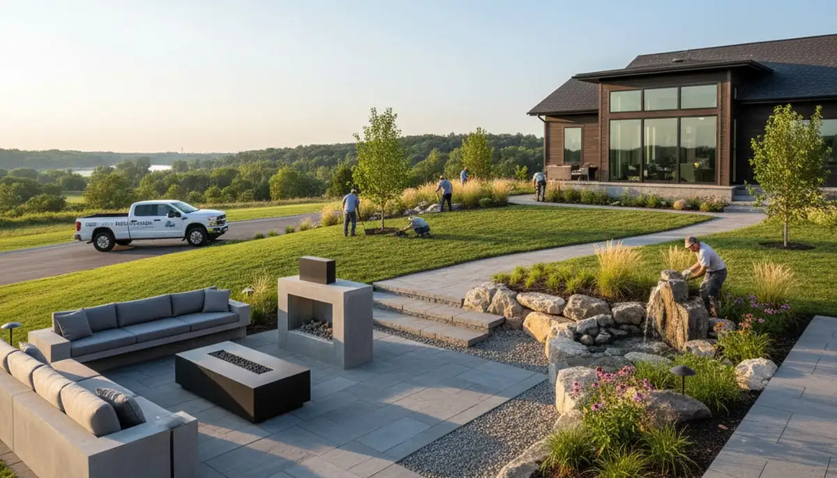 Landscaping services in Peoria, IL for residential lawn care and yard maintenance