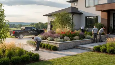 Landscaping services in Peoria, IL for lawn care, yard maintenance, and outdoor property upkeep