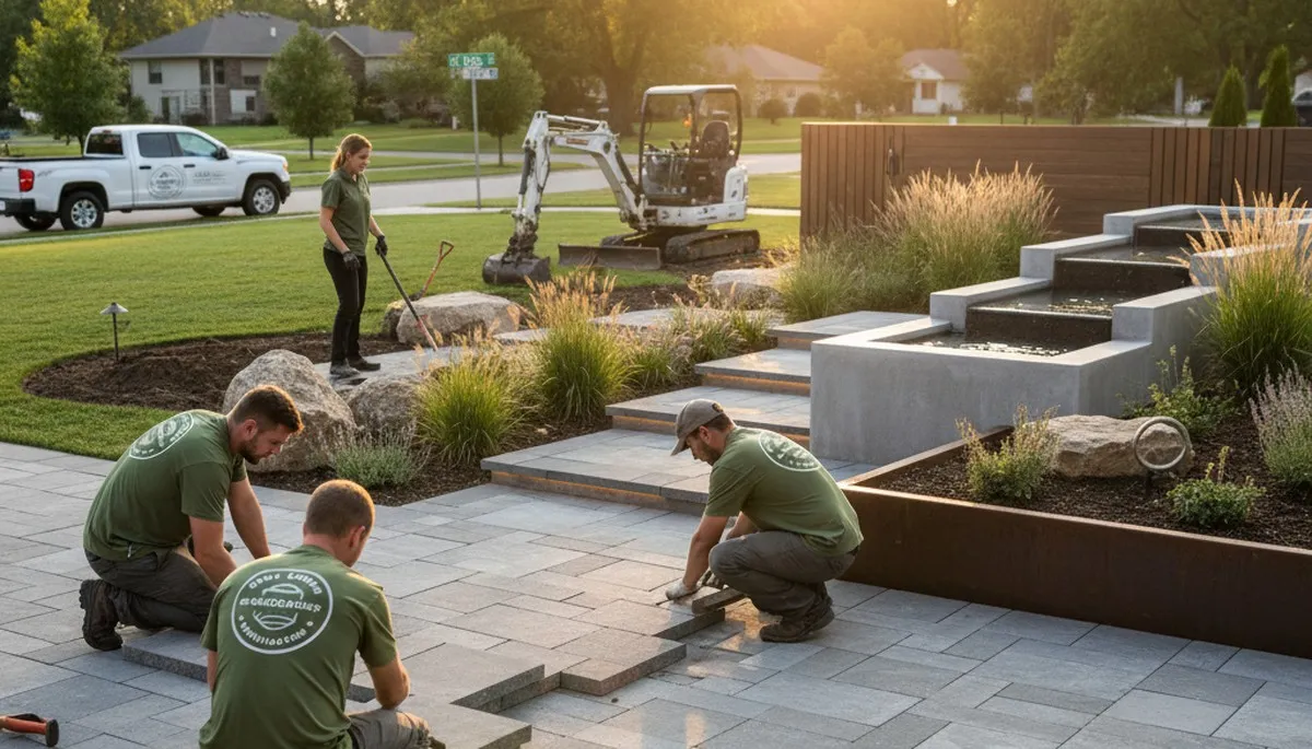 Landscaping services in Peoria, IL for lawn care, yard maintenance, and curb appeal