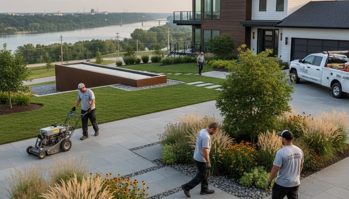 Landscaping services in Peoria, IL for residential lawns and outdoor property maintenance