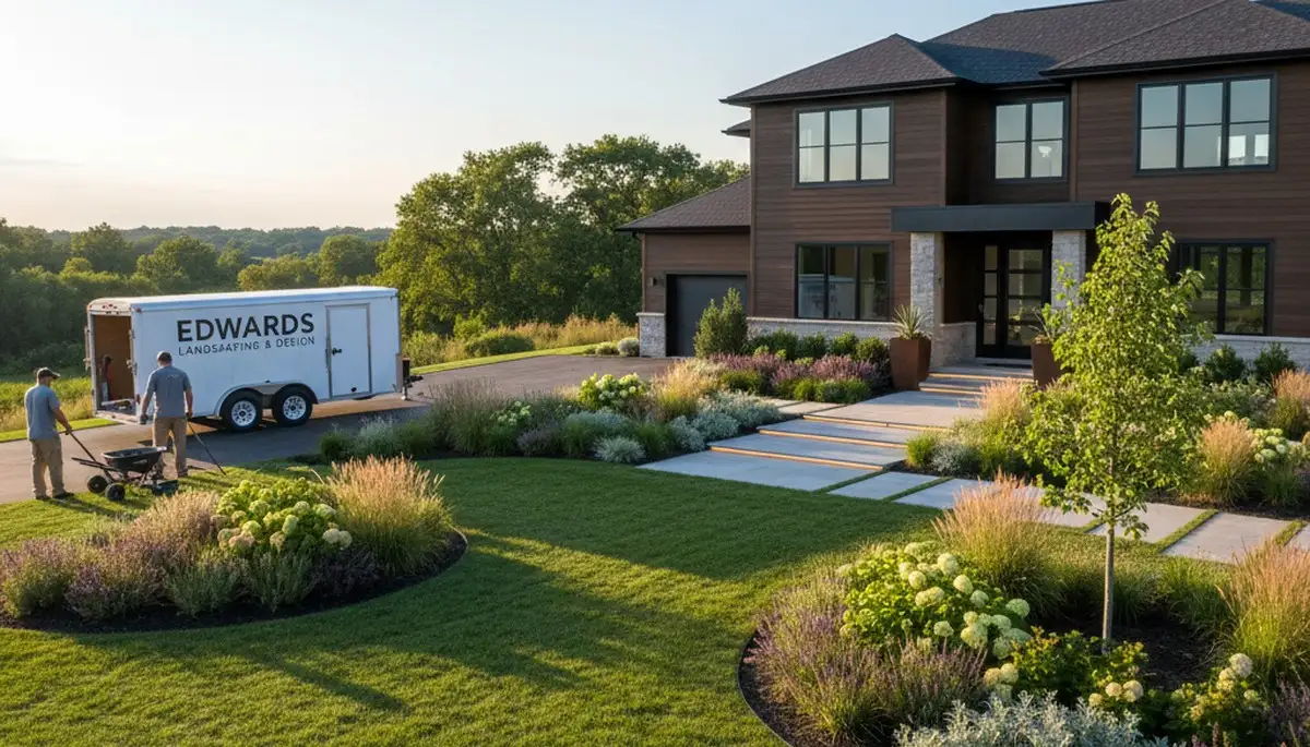 Landscaping service in Peoria, IL for lawn care and yard maintenance