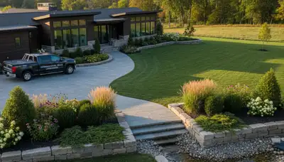 Landscaping service in Peoria, IL for lawn care, yard maintenance, and outdoor property upkeep
