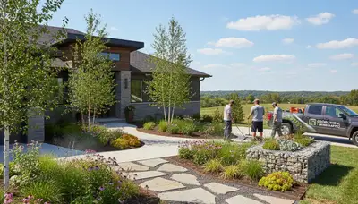 Landscaping services in Peoria, IL for residential lawn care and yard maintenance