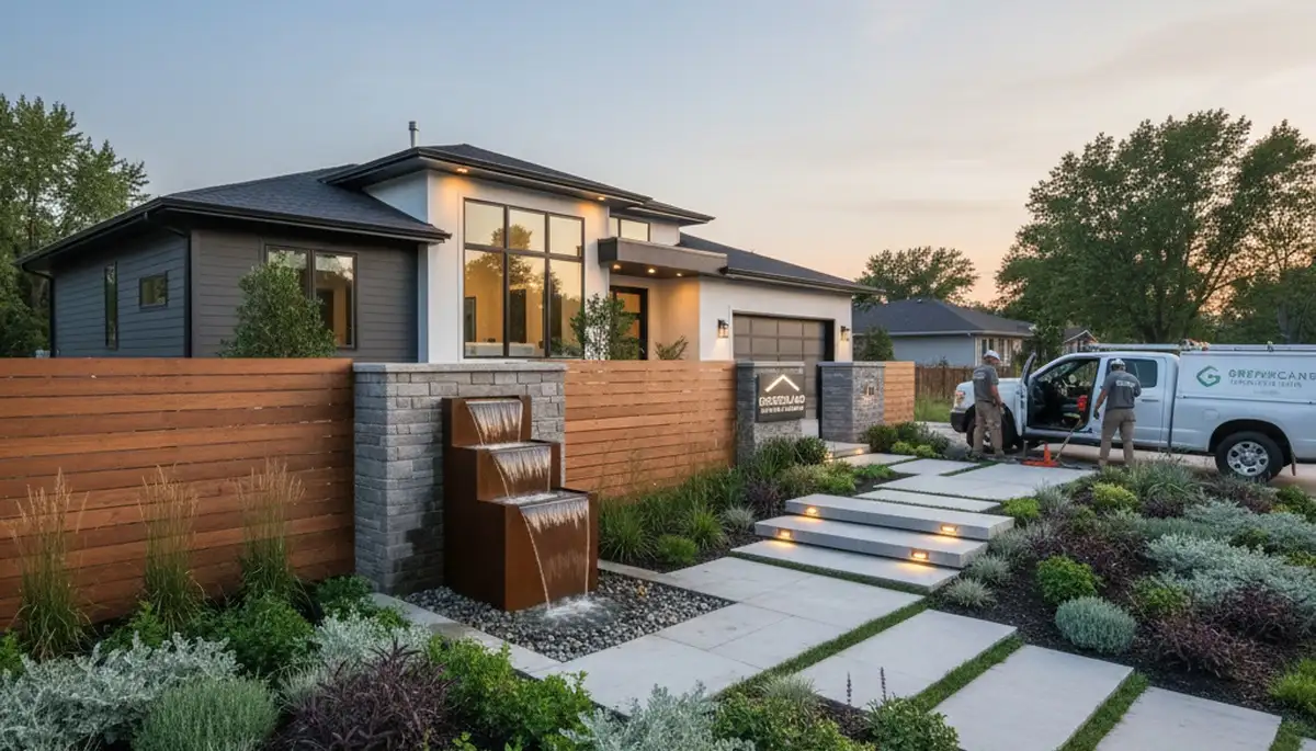 Landscape service in Peoria, IL for lawn care and yard maintenance