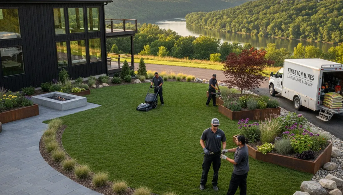 Landscaping services in Peoria, IL for residential lawn care and yard maintenance