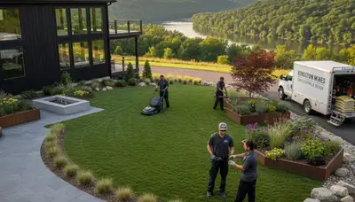 Landscaping services in Peoria, IL for residential lawn care and yard maintenance