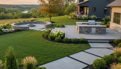 Landscaping services in Peoria, IL for lawn care and yard maintenance