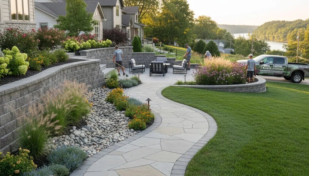 Landscaping service in Peoria, IL for professional lawn care and yard maintenance