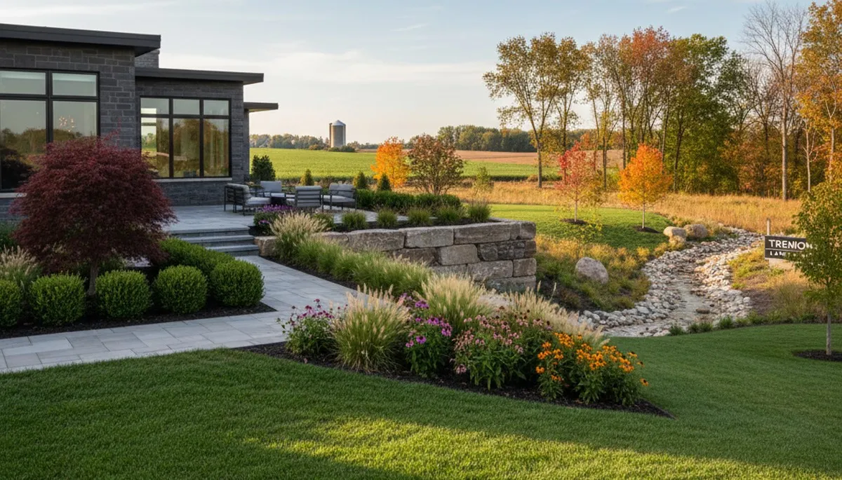 Landscaping services in Peoria, IL for lawn care, mowing, and yard maintenance
