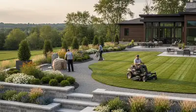 Professional landscaping service in Peoria, IL for lawn care and yard maintenance