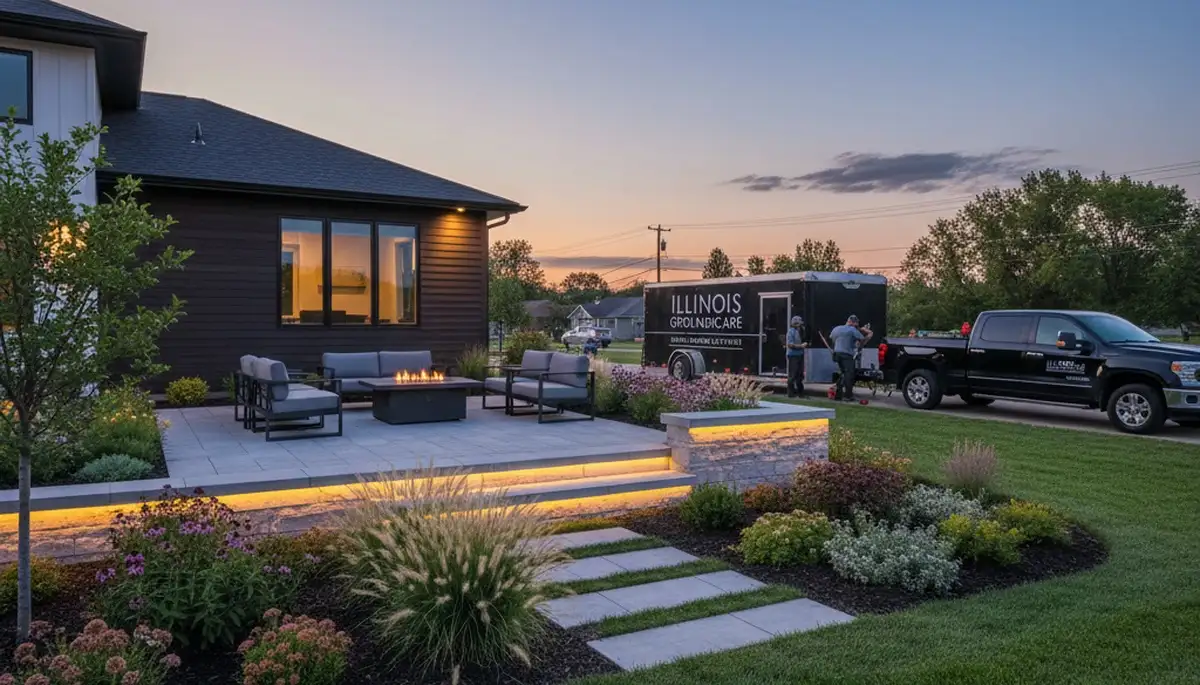 Landscaping service in Peoria, IL for lawn care and yard maintenance